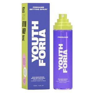 YOUTHFORIA Pregame Setting Spray Moisturizing Skin Serum 3.3 Oz Full Size.